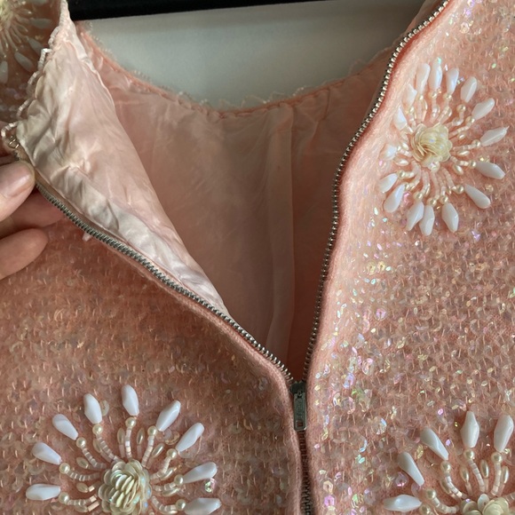 Vintage beaded party top from the 60s - Picture 4 of 6